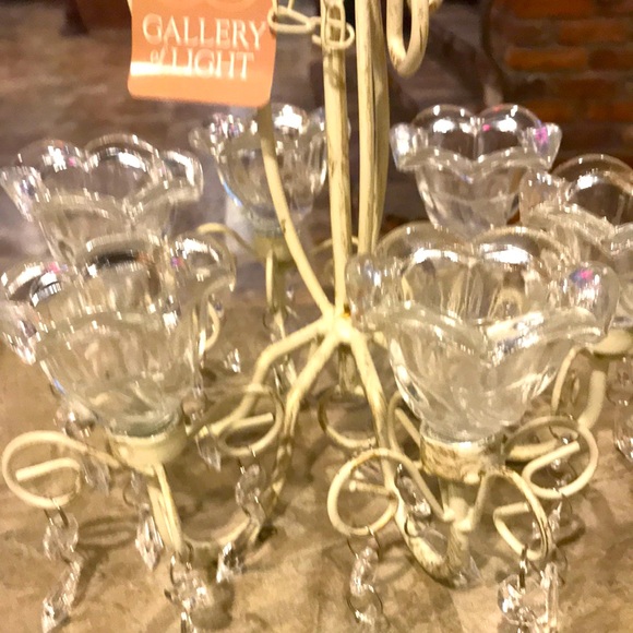 NWT Gallery of Light Iron Candle Chandelier - Picture 2 of 2